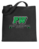 Port Washington HS Softball Stacked - Tote