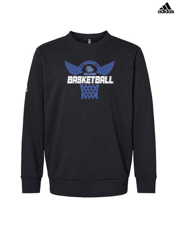 Portageville HS Boys Basketball Nothing But Net - Mens Adidas Crewneck
