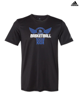 Portageville HS Boys Basketball Nothing But Net - Mens Adidas Performance Shirt