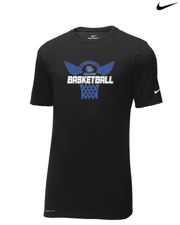 Portageville HS Boys Basketball Nothing But Net - Mens Nike Cotton Poly Tee