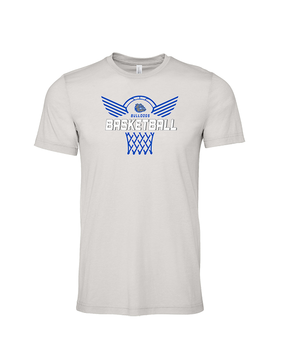 Portageville HS Boys Basketball Nothing But Net - Tri-Blend Shirt