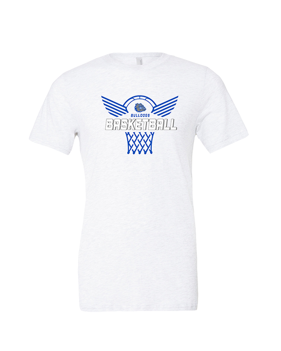 Portageville HS Boys Basketball Nothing But Net - Tri-Blend Shirt