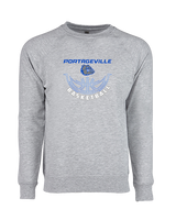 Portageville HS Boys Basketball Outline - Crewneck Sweatshirt