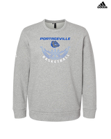 Portageville HS Boys Basketball Outline - Mens Adidas Crewneck