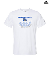 Portageville HS Boys Basketball Outline - Mens Adidas Performance Shirt