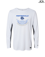 Portageville HS Boys Basketball Outline - Mens Oakley Longsleeve