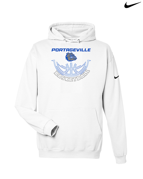 Portageville HS Boys Basketball Outline - Nike Club Fleece Hoodie