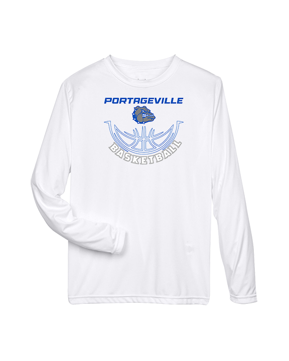 Portageville HS Boys Basketball Outline - Performance Longsleeve