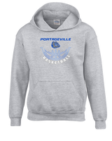 Portageville HS Boys Basketball Outline - Unisex Hoodie
