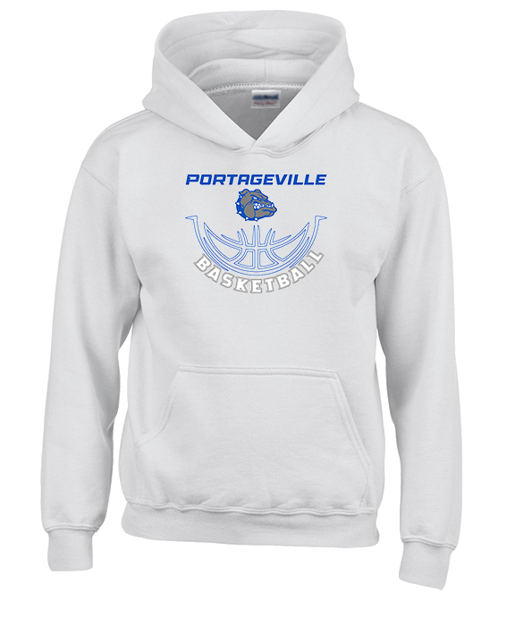 Portageville HS Boys Basketball Outline - Unisex Hoodie