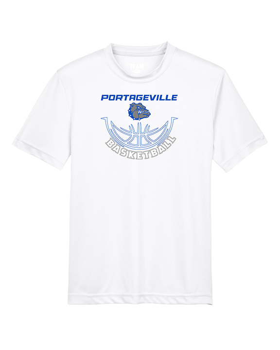 Portageville HS Boys Basketball Outline - Youth Performance Shirt