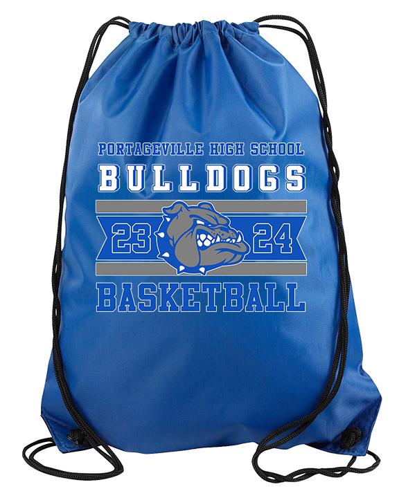 Portageville HS Boys Basketball Stamp - Drawstring Bag