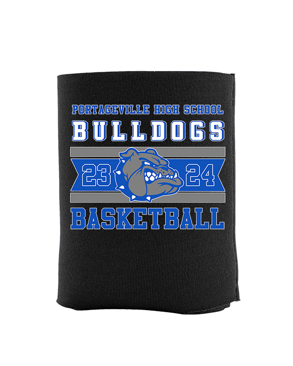 Portageville HS Boys Basketball Stamp - Koozie