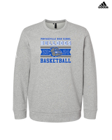 Portageville HS Boys Basketball Stamp - Mens Adidas Crewneck