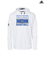 Portageville HS Boys Basketball Stamp - Mens Adidas Hoodie