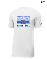 Portageville HS Boys Basketball Stamp - Mens Nike Cotton Poly Tee