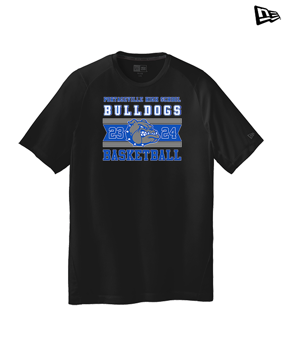 Portageville HS Boys Basketball Stamp - New Era Performance Shirt