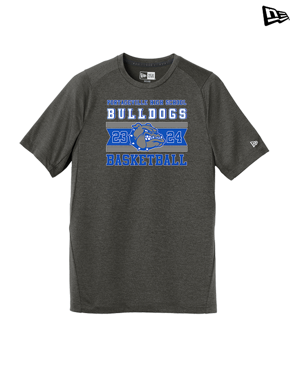 Portageville HS Boys Basketball Stamp - New Era Performance Shirt
