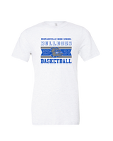 Portageville HS Boys Basketball Stamp - Tri-Blend Shirt