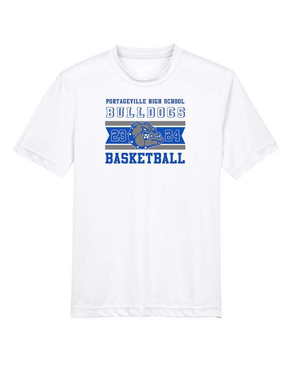 Portageville HS Boys Basketball Stamp - Youth Performance Shirt