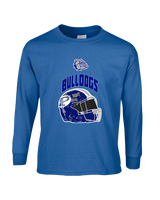 Portageville HS Football Full Helmet - Cotton Longsleeve
