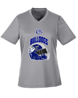 Portageville HS Football Full Helmet - Womens Performance Shirt