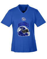 Portageville HS Football Full Helmet - Womens Performance Shirt