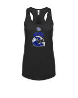 Portageville HS Football Full Helmet - Womens Tank Top