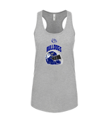 Portageville HS Football Full Helmet - Womens Tank Top