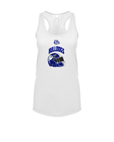 Portageville HS Football Full Helmet - Womens Tank Top