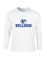 Portageville HS Football Full Logo - Cotton Longsleeve