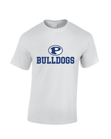 Portageville HS Football Full Logo - Cotton T-Shirt
