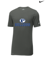 Portageville HS Football Full Logo - Mens Nike Cotton Poly Tee