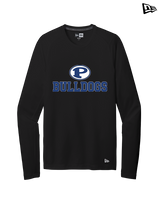 Portageville HS Football Full Logo - New Era Performance Long Sleeve