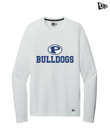 Portageville HS Football Full Logo - New Era Performance Long Sleeve