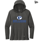 Portageville HS Football Full Logo - New Era Tri-Blend Hoodie
