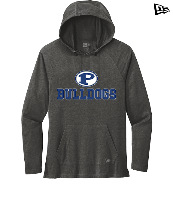 Portageville HS Football Full Logo - New Era Tri-Blend Hoodie