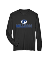 Portageville HS Football Full Logo - Performance Longsleeve