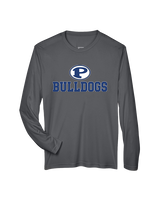 Portageville HS Football Full Logo - Performance Longsleeve