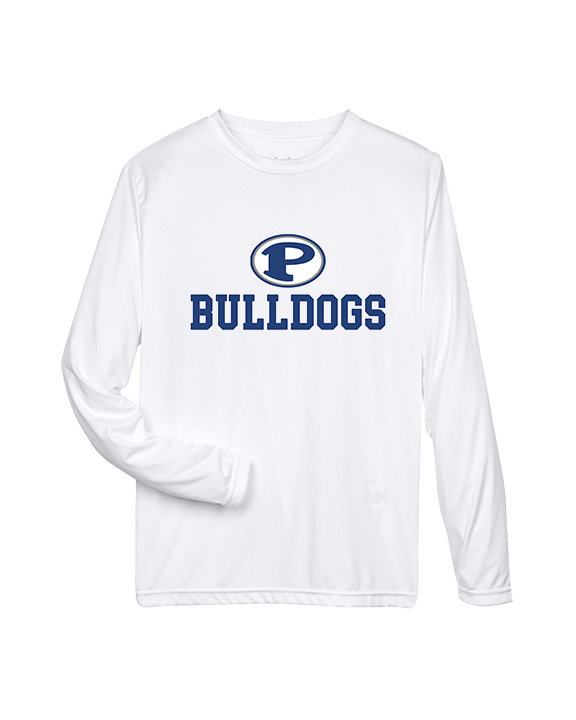 Portageville HS Football Full Logo - Performance Longsleeve