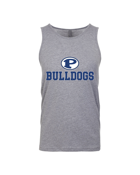 Portageville HS Football Full Logo - Tank Top