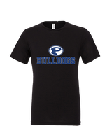 Portageville HS Football Full Logo - Tri-Blend Shirt
