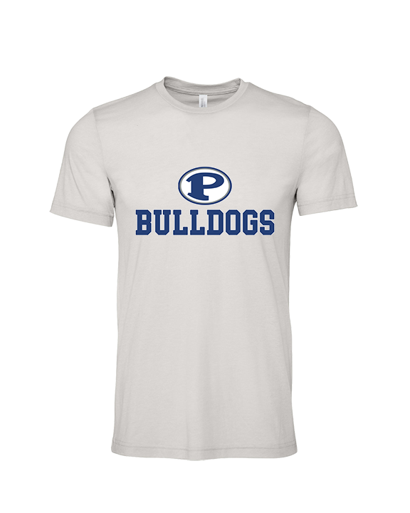 Portageville HS Football Full Logo - Tri-Blend Shirt