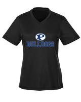 Portageville HS Football Full Logo - Womens Performance Shirt
