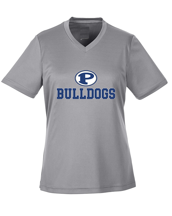 Portageville HS Football Full Logo - Womens Performance Shirt