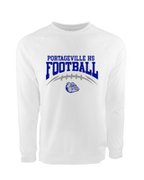Portageville HS Football School Football - Crewneck Sweatshirt