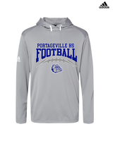 Portageville HS Football School Football - Mens Adidas Hoodie