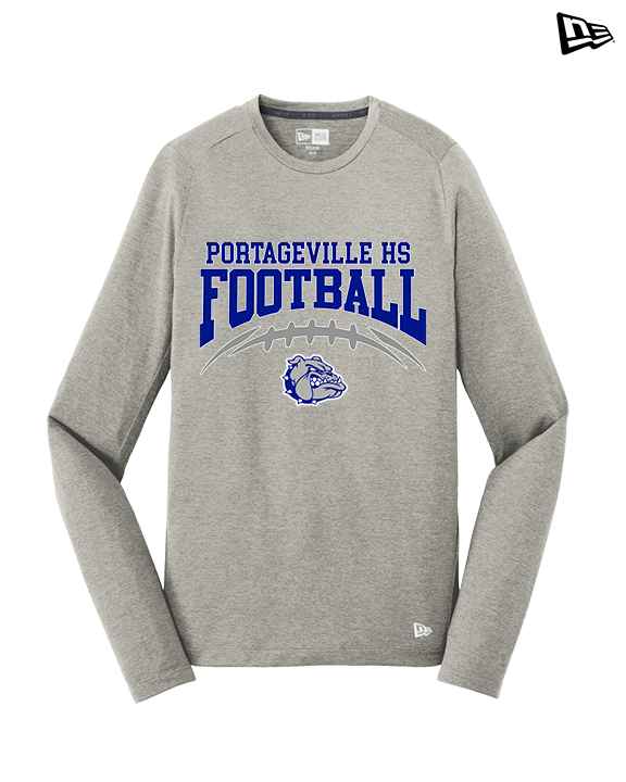 Portageville HS Football School Football - New Era Performance Long Sleeve