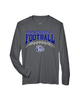Portageville HS Football School Football - Performance Longsleeve