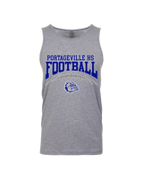 Portageville HS Football School Football - Tank Top
